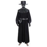 Anime Plague Doctor Steampunk Medieval Traje de uniforme para adultos carnaval Halloween Cosplay Disfraz