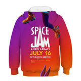 Pelicula Space jam 2 Niños Sudadera Cosplay Halloween Carnaval 3D Impreso