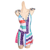 Stranger Things Eleven 11 Cosplay Traje De Baño Traje De Fiesta De Carnaval Fiesta En La Piscina Comic Con De Verano DISFRAZDEDIADEBRUJAS.ES®