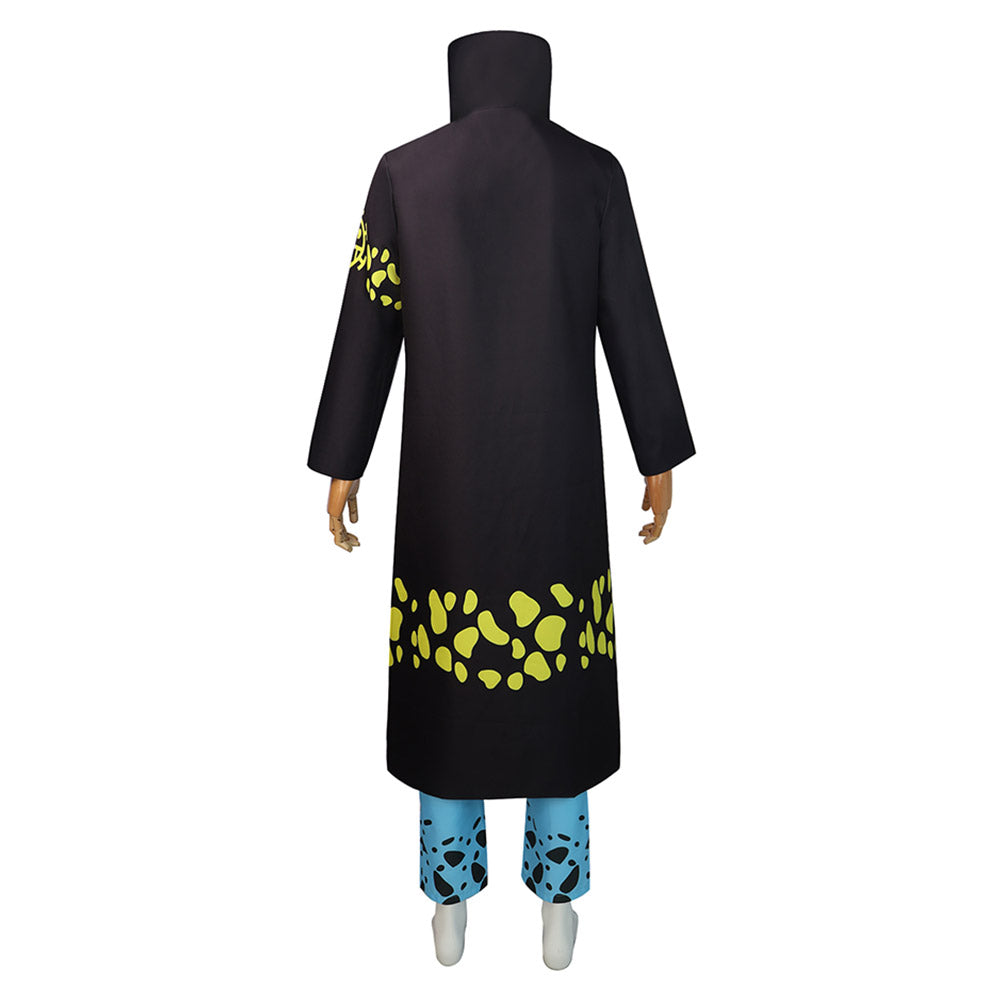 Anime One Piece Trafalgar D. Water Law Cosplay Disfraz Adulto Traje De carnaval Halloween Fiesta