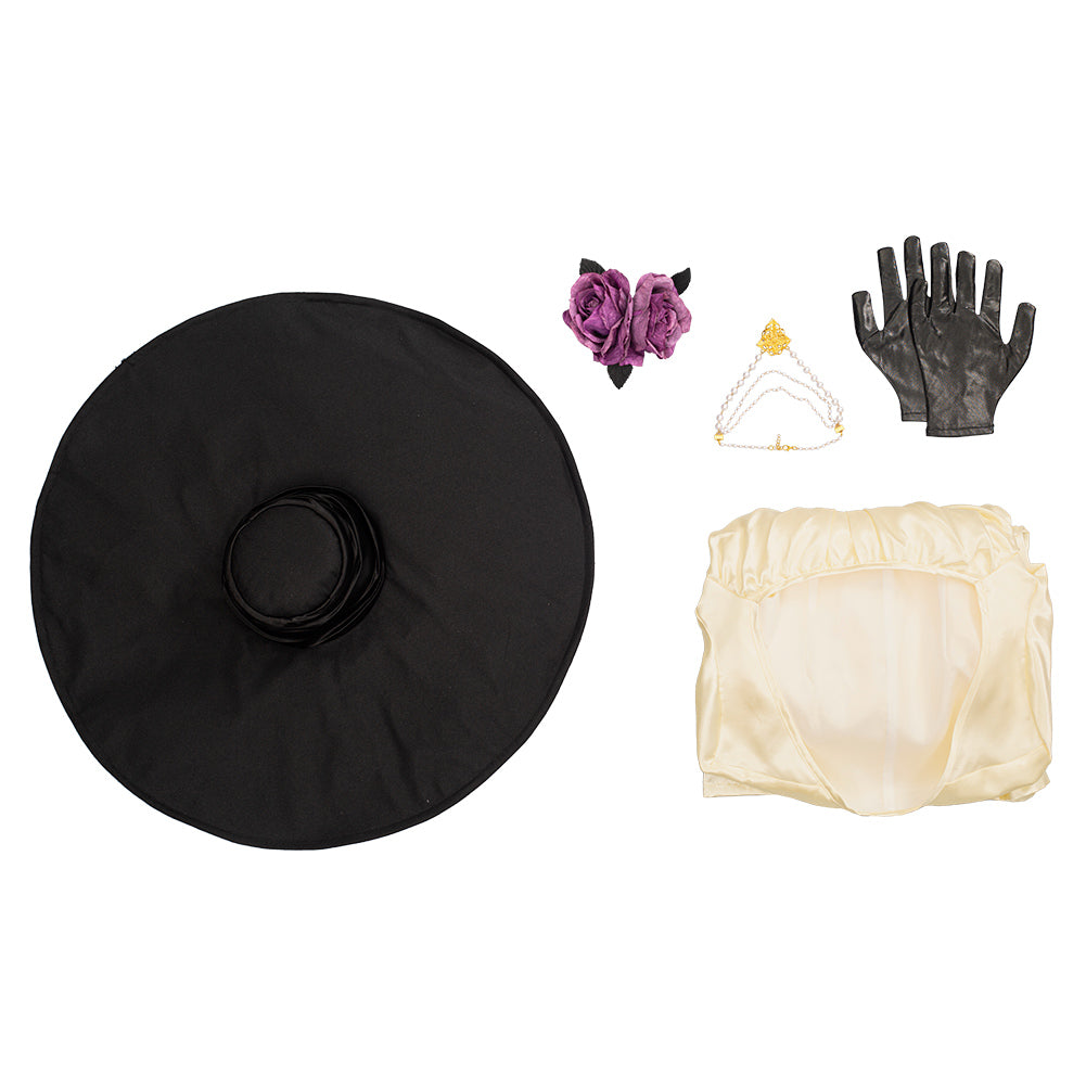 Juego Resident Evil Village Alcina Dimitrescu Precioso Vestido Halloween Cosplay Carnaval Disfraz Per.