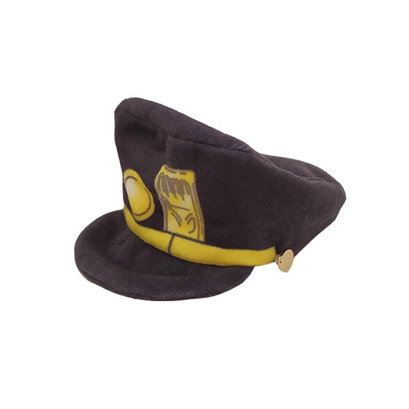 JoJo's Bizarre Adventure Kujo Jotaro Mascota Halloween Carnaval Accesorios Cosplay Sombrero