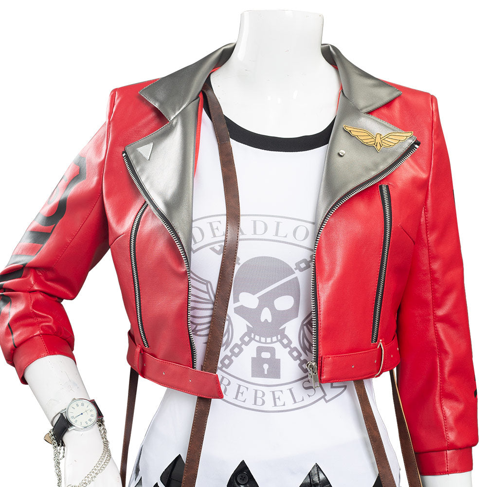 Juego Overwatch deadlock Ashe Cosplay Disfraz Halloween Fiesta Conjunto Carnaval Traje Per.