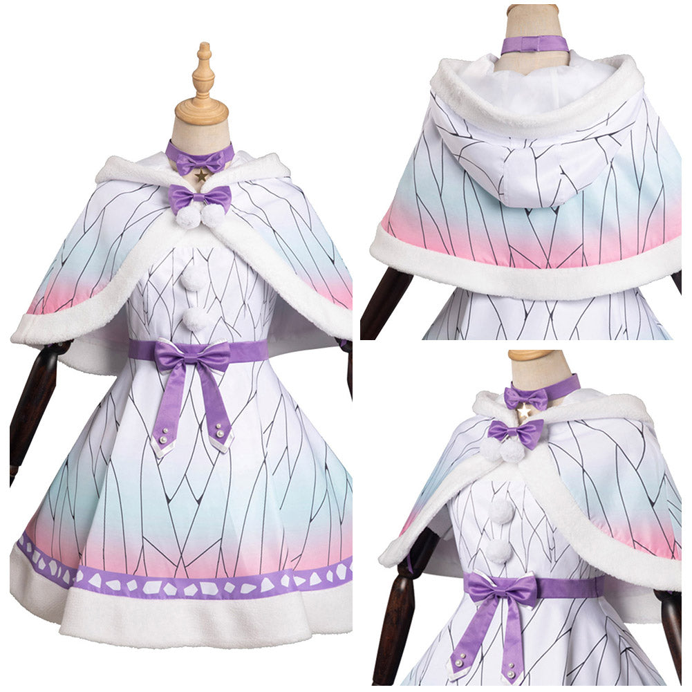 Anime Demon Slayer Kochou Shinobu Cosplay Disfraz Traje Vestido Fiesta Navidad DISFRAZDEDIADEBRUJAS.ES®