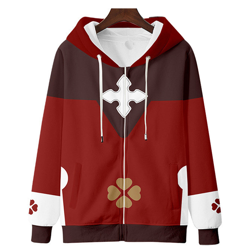 Juego Genshin Impact Sudadera Cosplay Halloween Carnaval 3D Impreso