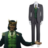 Series de Televisión Loki Uniforme Cosplay Disfraz Halloween Carnaval Traje