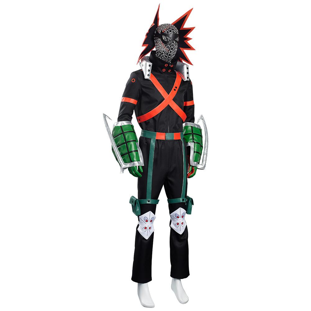 Anime My Hero Academia S5 Bakugou Katsuki Cosplay Disfraz Navidad Halloween Carnaval Fiesta Traje