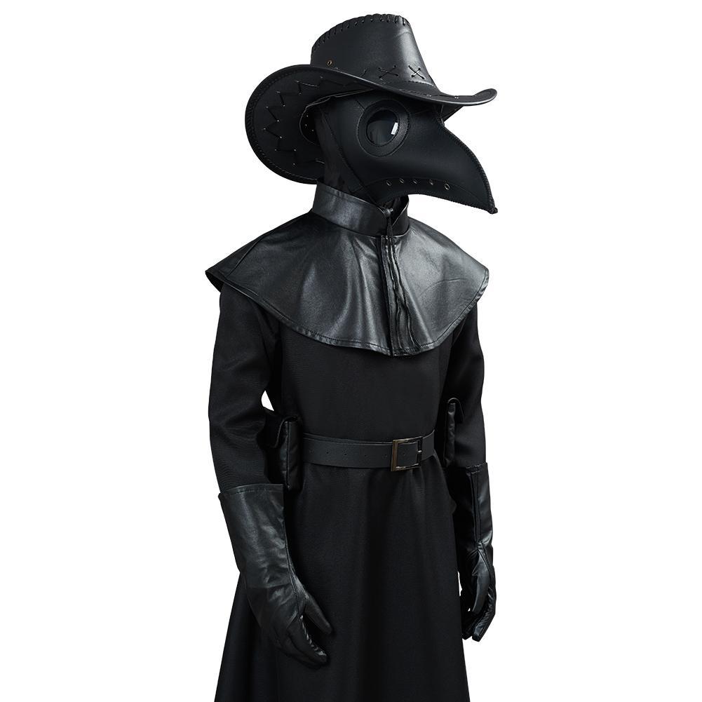 Anime Plague Doctor Steampunk Bird Máscara Horrible Niños Cosplay Disfraz Halloween Carnaval Traje