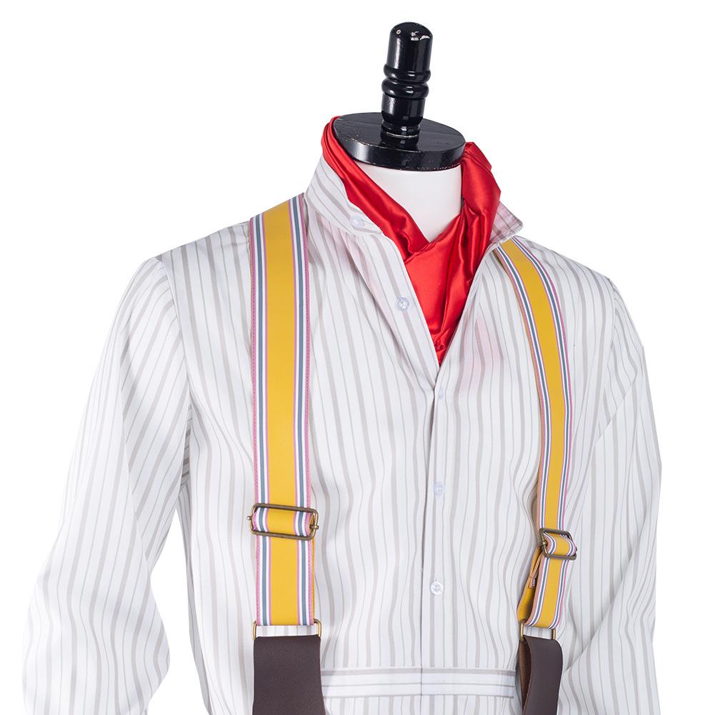 Anime Jungle Cruise- Frank Wolff Cosplay disfraz Camisa pantalón Halloween Carnaval Traje