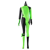Anime Kim Possible Disfraz Shego Costume Cosplay Adultos Mono Halloween Carnaval Fiesta Traje