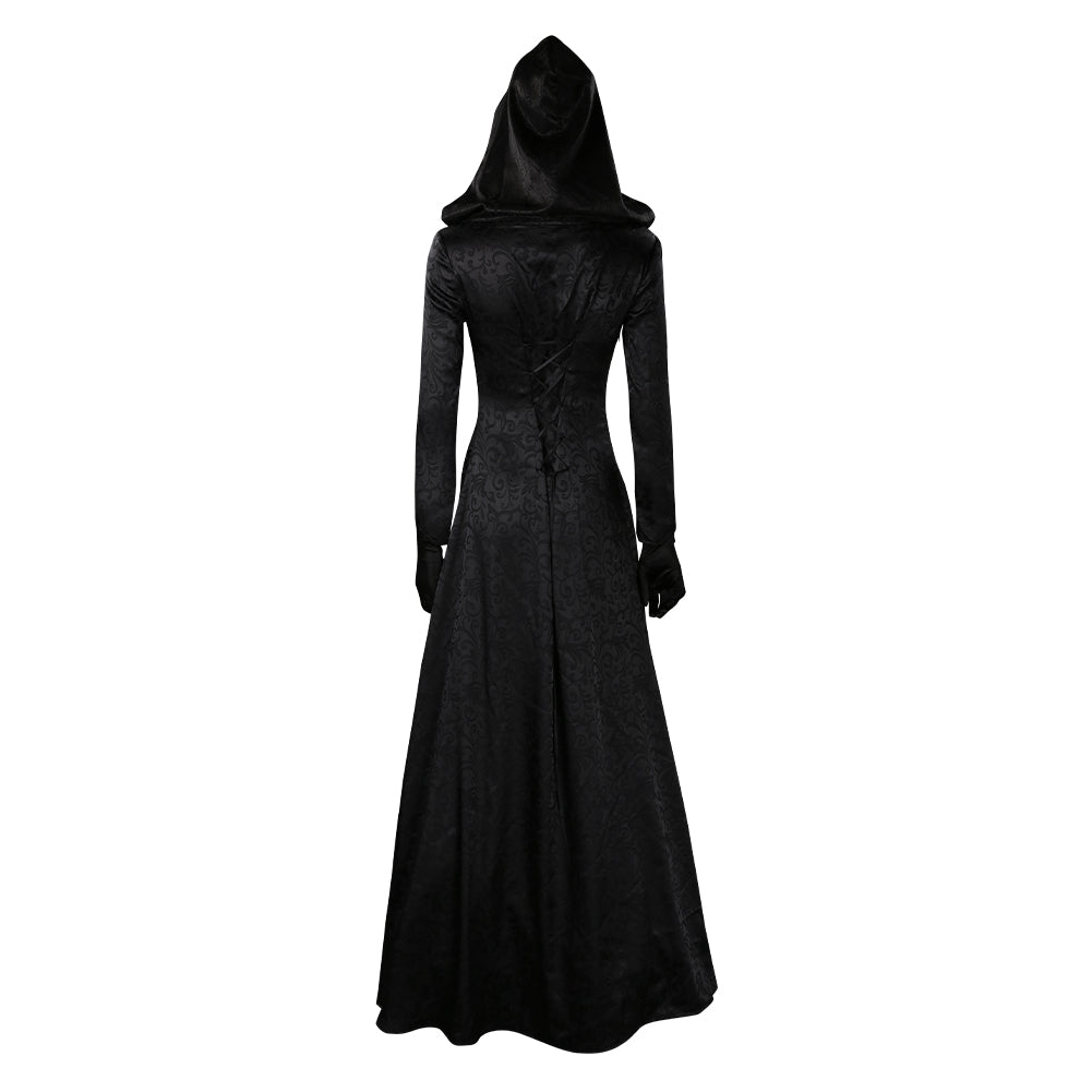 Juego Resident Evil Village Bruja Horrible Vestido Cosplay Disfraz Halloween Carnaval Traje Per.