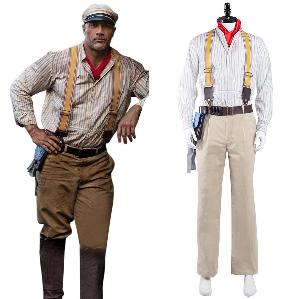 Anime Jungle Cruise- Frank Wolff Cosplay disfraz Camisa pantalón Halloween Carnaval Traje