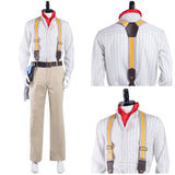 Anime Jungle Cruise- Frank Wolff Cosplay disfraz Camisa pantalón Halloween Carnaval Traje