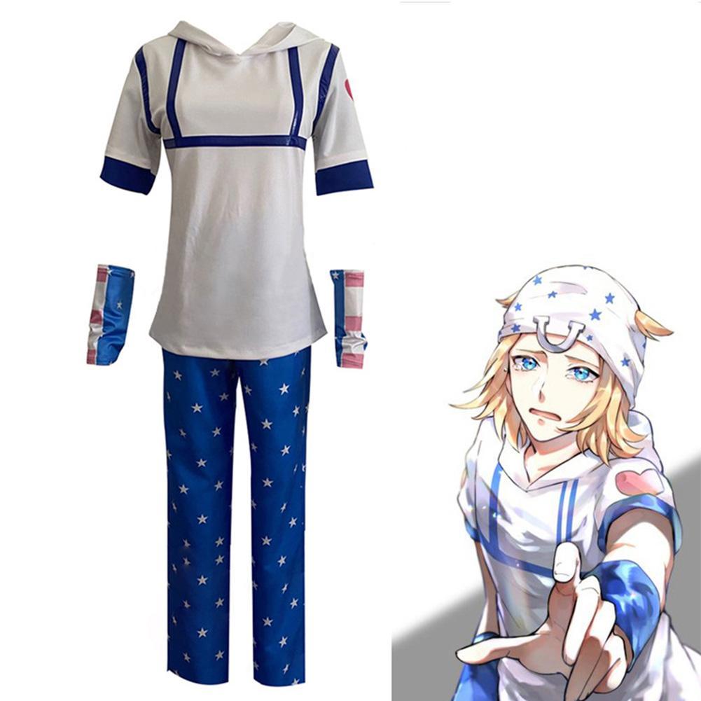 Anime JoJo‘s Bizarre Adventure Johnny Joestar Cosplay Disfraz Halloween Carnaval Traje