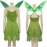 Película Peter Pan Wendy Tinker Cosplay Adulto Disfraces Trajes Halloween Carnaval Fiesta Vestido Alas