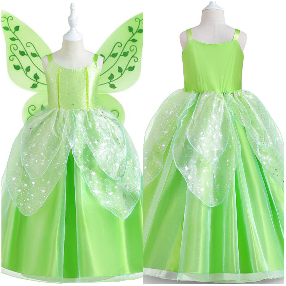 Película Peter Pan & Wendy Tinker Bell Cosplay Disfraz Vestido Halloween Carnaval Fiesta Niñas Disfraz Traje