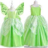 Película Peter Pan & Wendy Tinker Bell Cosplay Disfraz Vestido Halloween Carnaval Fiesta Niñas Disfraz Traje