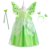 Película Peter Pan & Wendy Tinker Bell Cosplay Disfraz Vestido Halloween Carnaval Fiesta Niñas Disfraz Traje