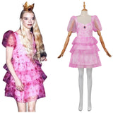 Juego The Super Mario Bros Movie Princess Peach  Cosplay Disfraz Adulto VestidoTraje De Carnaval Halloween Fiesta