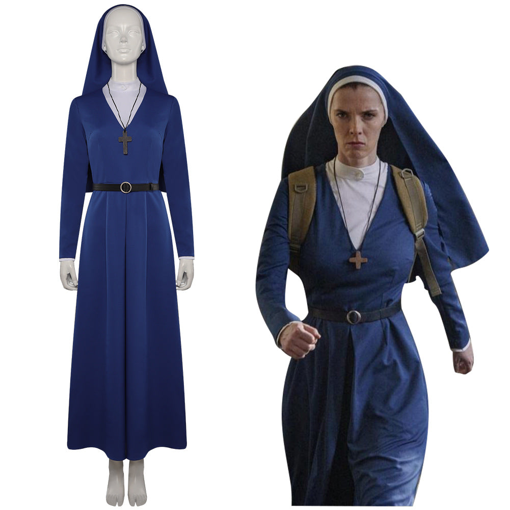 Película Mrs. Davis Simone Cosplay Disfraz Adulto Vestido De Carnaval Halloween Fiesta