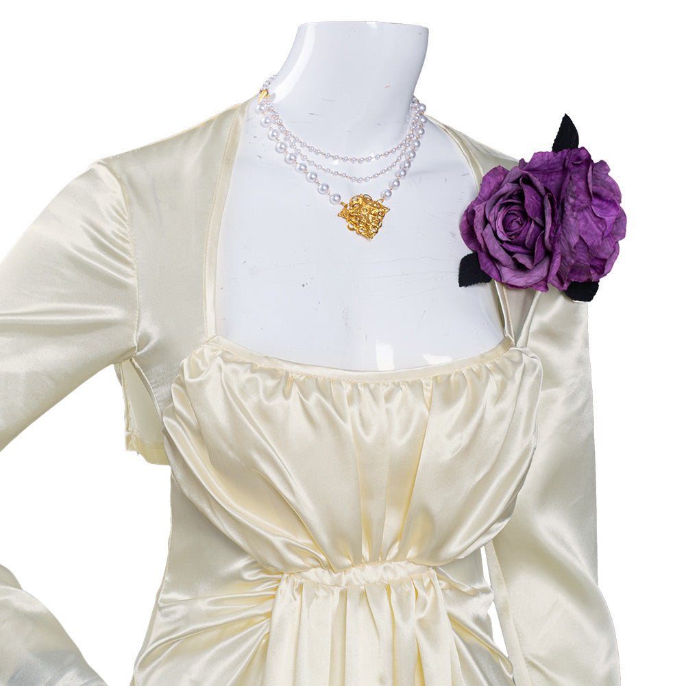 Juego Resident Evil Village Alcina Dimitrescu Precioso Vestido Halloween Cosplay Carnaval Disfraz Per.