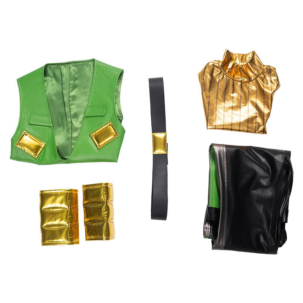 Anime JoJo‘s Bizarre Adventure Stone Ocean Hermes Costello Cosplay Disfraz Halloween Carnaval Traje