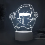 Anime Jujutsu Kaisen Guerra de Hechiceros Gojo Satoru Lámpara LED para Decoración de Habitación Amigo Regalo de Cumpleaños Gadget Luz Nocturna Luz de Neón