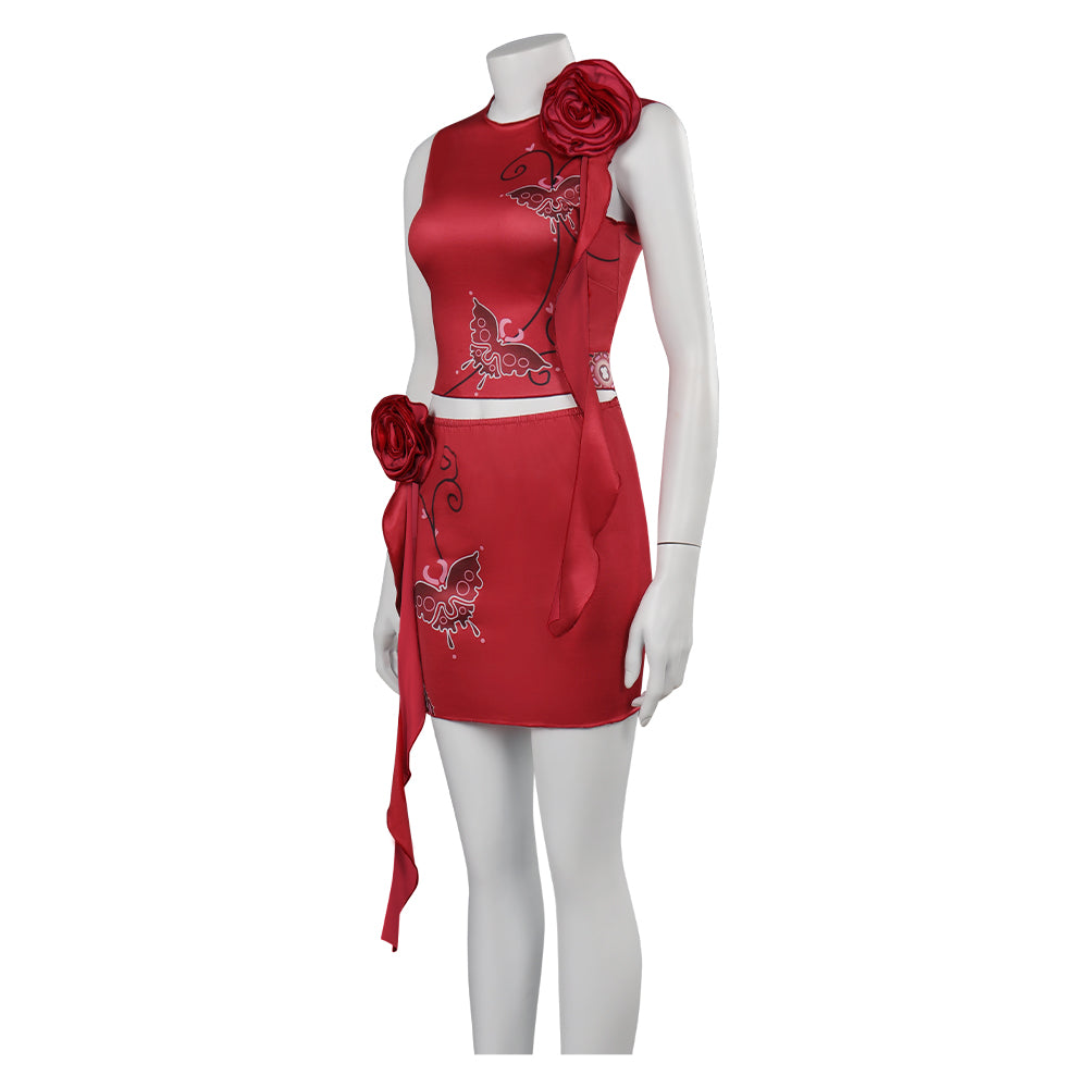 Juego Resident Evil 4 Ada Wong Disfraz Cosplay Adulto Vestido Trajes De Disfraces Fiesta Halloween Carnaval