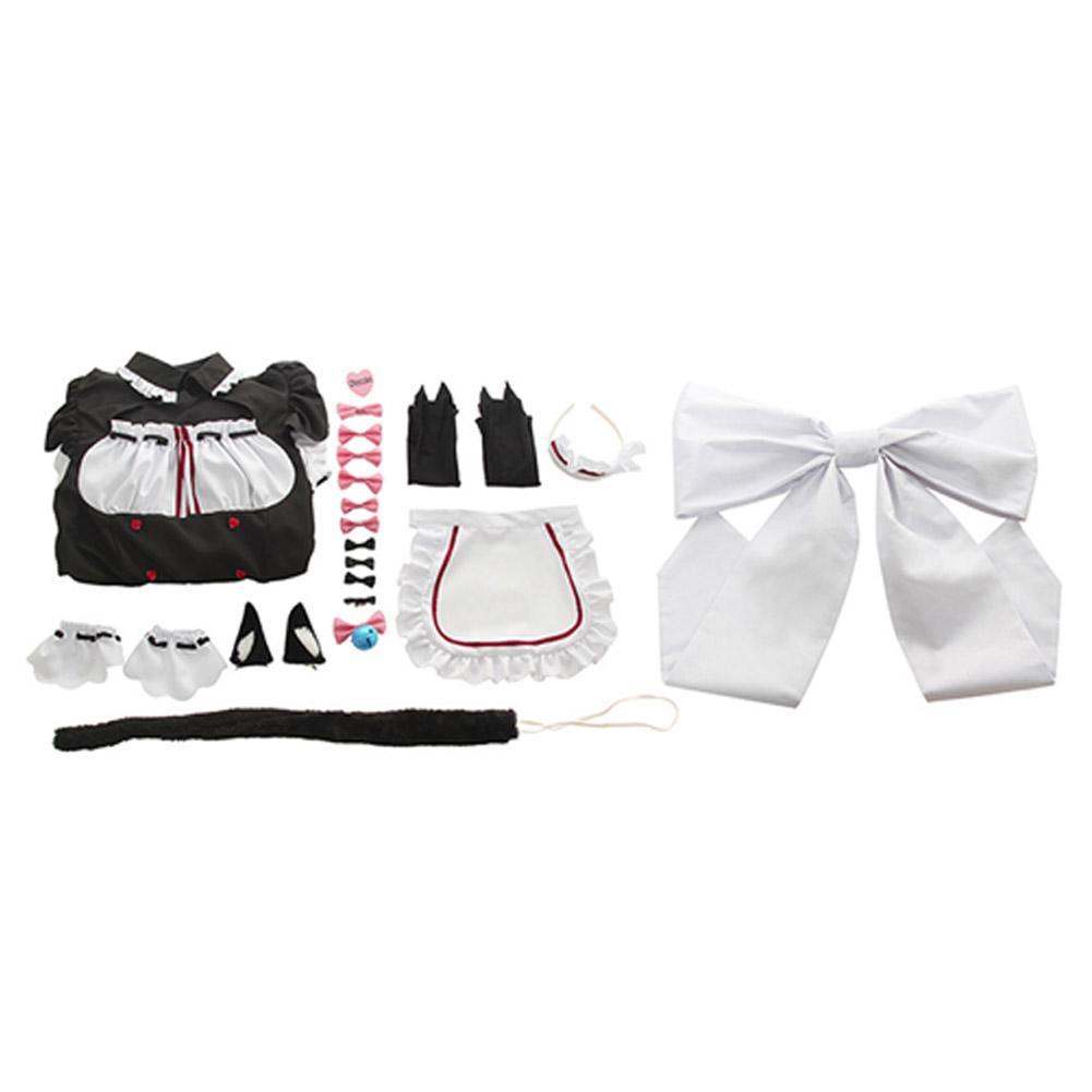 Anime Nekopara Chocola Vanilla Sensual gato mucama Cosplay Disfraz Halloween Carnaval Traje