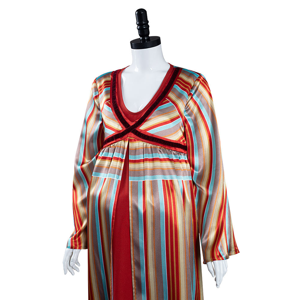 Series de Televisión Wandavision Scarlet Witch Pijama Embarazada Cosplay Disfraz Halloween Fiesta Traje