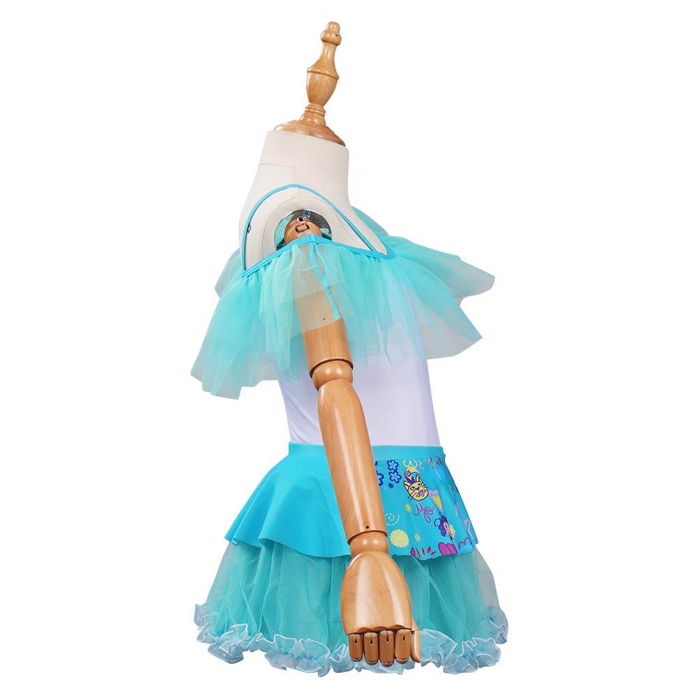 Película Encanto Mirabel Bañador De Infantil Niños Cosplay Trajes De Disfraces De Halloween Carnaval Fiesta DISFRAZDEDIADEBRUJAS.ES®