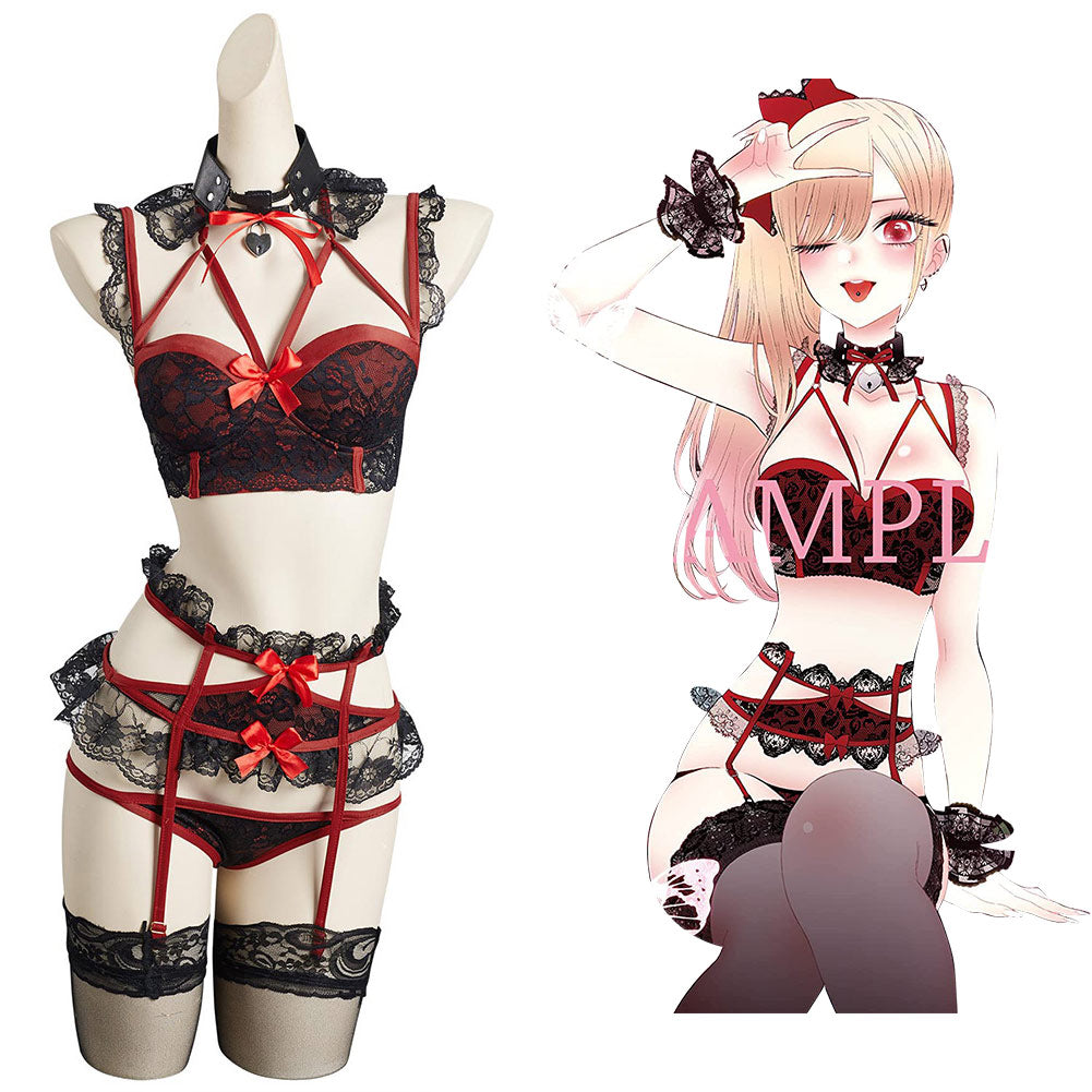 Anime My Dress-Up Darling Marin Kitagawa Cosplay Disfraz Traje Navidad Carnaval Fiesta