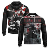 Película Resident Evil Sudadera Cosplay Halloween Disfraz Carnaval Traje 3D Impreso