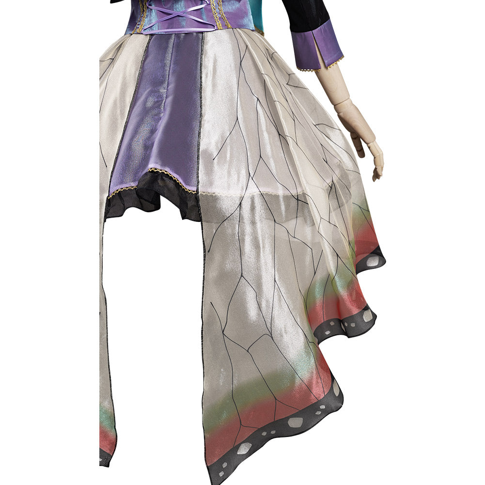 Anime Demon Slayer Kochou Shinobu Lolita Cosplay Navidad Kimono Disfraz Vestido Carnaval Traje-DISFRAZDEDIADEBRUJAS.ES®