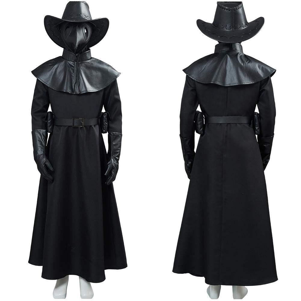 Anime Plague Doctor Steampunk Bird Máscara Horrible Niños Cosplay Disfraz Halloween Carnaval Traje