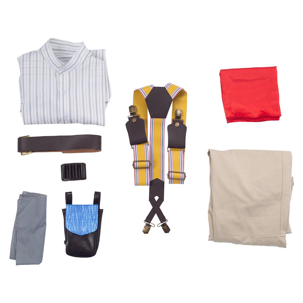Anime Jungle Cruise- Frank Wolff Cosplay disfraz Camisa pantalón Halloween Carnaval Traje