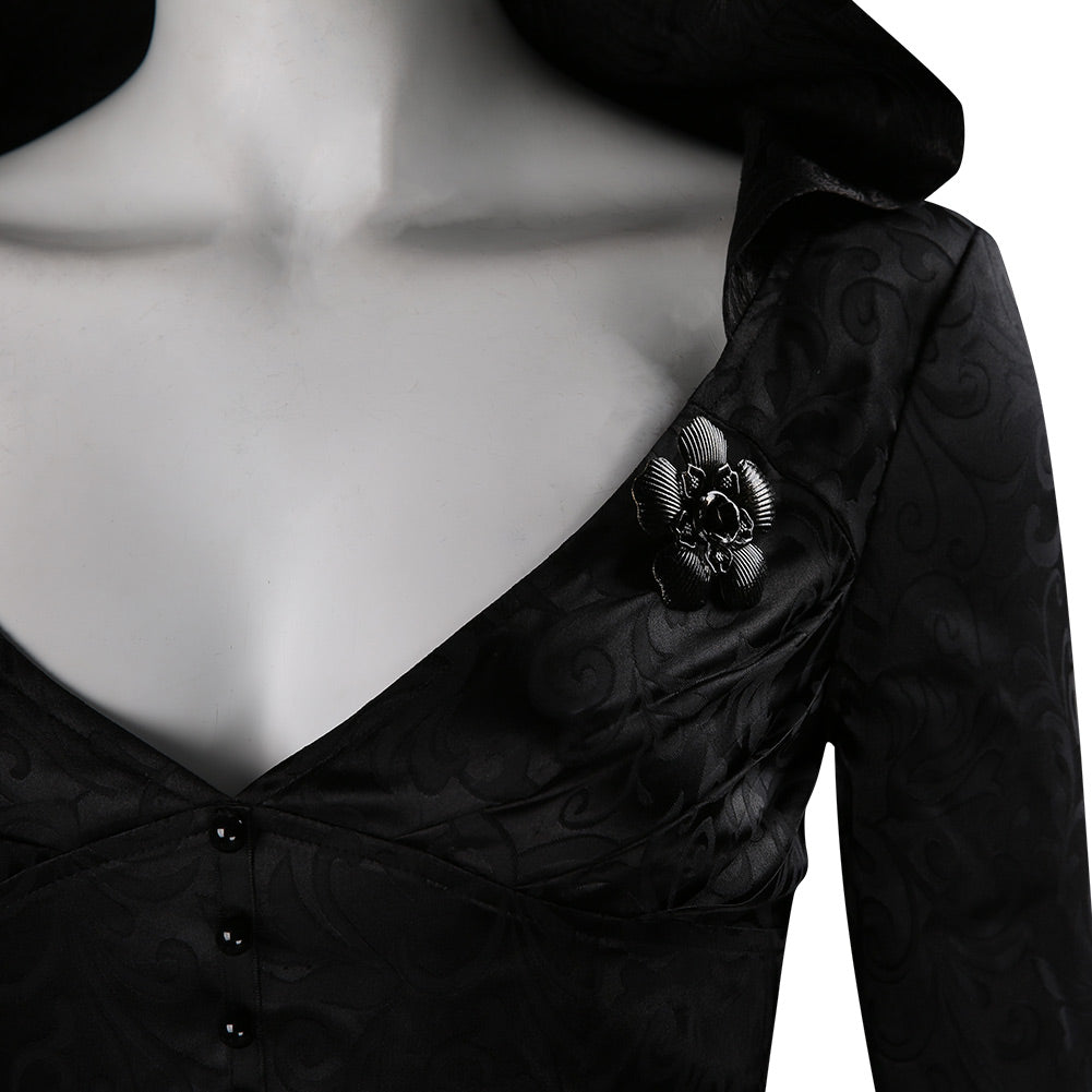 Juego Resident Evil Village Bruja Horrible Vestido Cosplay Disfraz Halloween Carnaval Traje Per.