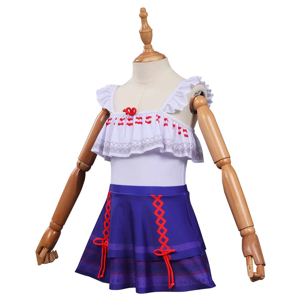 Película Encanto Luisa Bañador De Infantil Niños Cosplay Trajes De Disfraces De Halloween Carnaval Fiesta DISFRAZDEDIADEBRUJAS.ES®