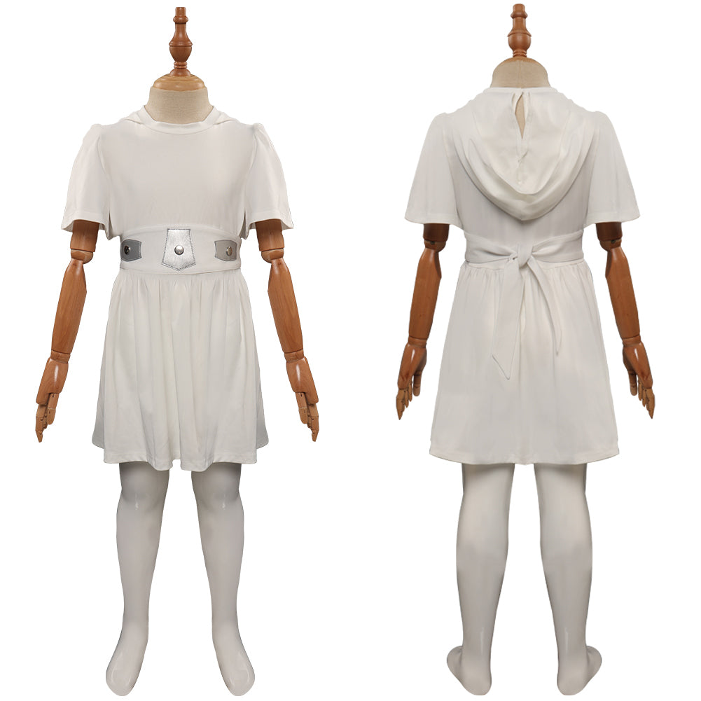 Película Star Wars Leia Cosplay Disfraz Niños Vestido Traje De Carnaval Halloween Fiesta DISFRAZDEDIADEBRUJAS.ES®