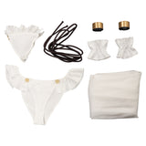 Anime OVERLORD Albedo Adulto Bañador De Mujer Cosplay Disfraz Halloween Carnaval Fiesta