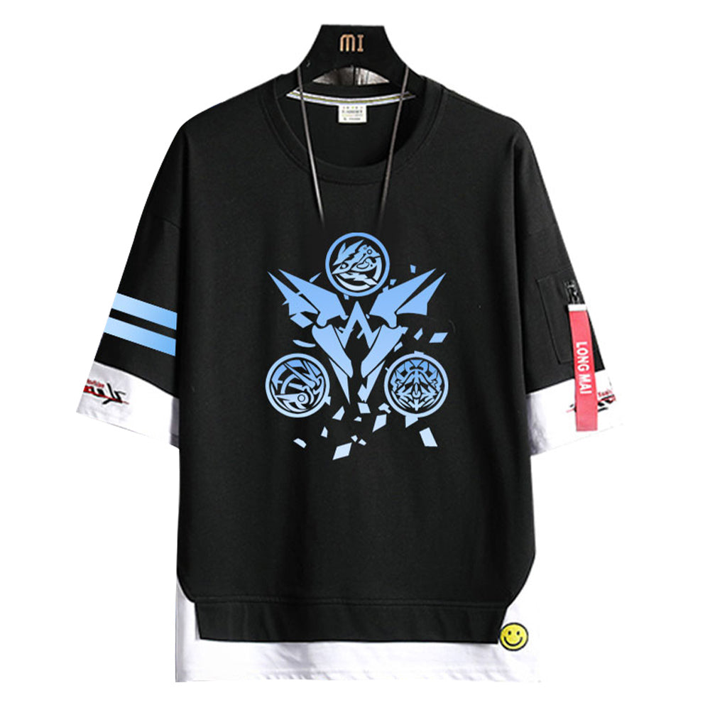 Juego Honkai: Star Rail Bronya Zaychik Cosplay Camiseta Verano Camisa Manga Corta