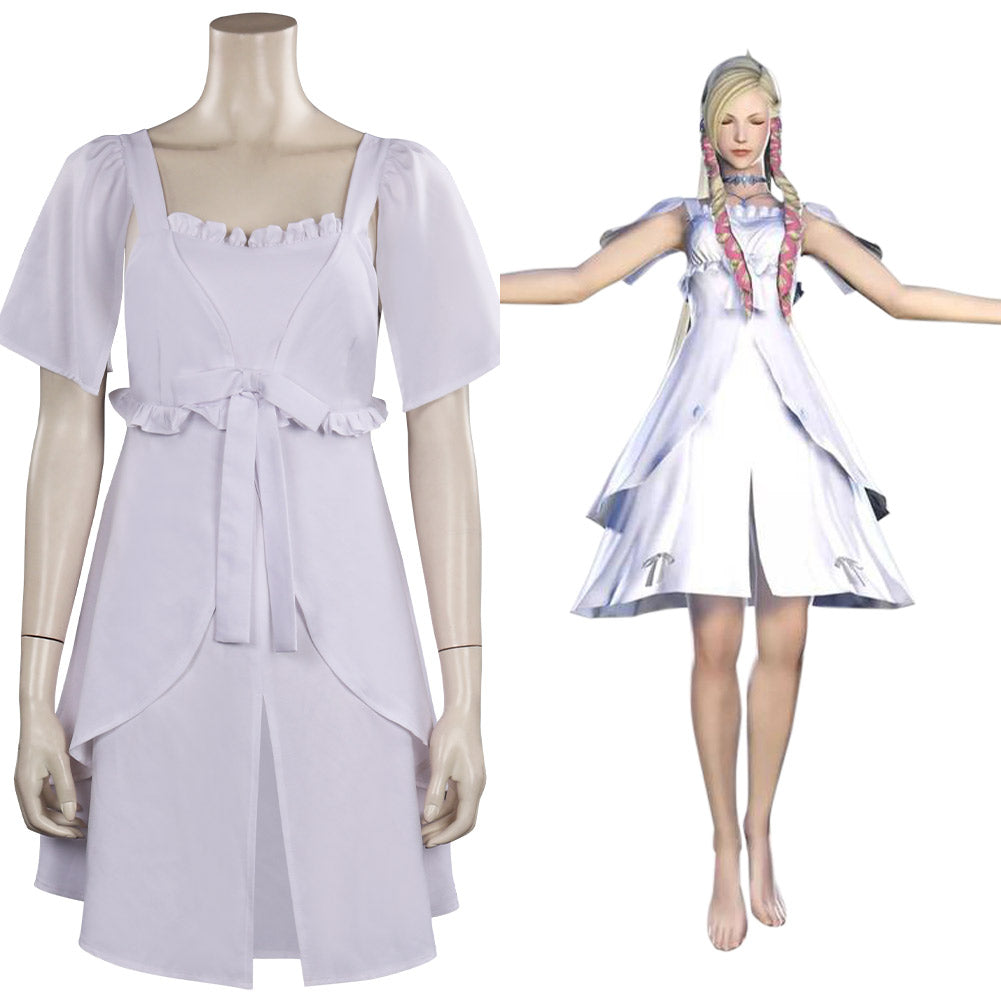 Juego Final FantasyXIV FF14 Minfilia Cosplay Disfraz Halloween Falda Carnaval Traje Per.