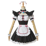 Anime Nekopara Chocola Vanilla Sensual gato mucama Cosplay Disfraz Halloween Carnaval Traje