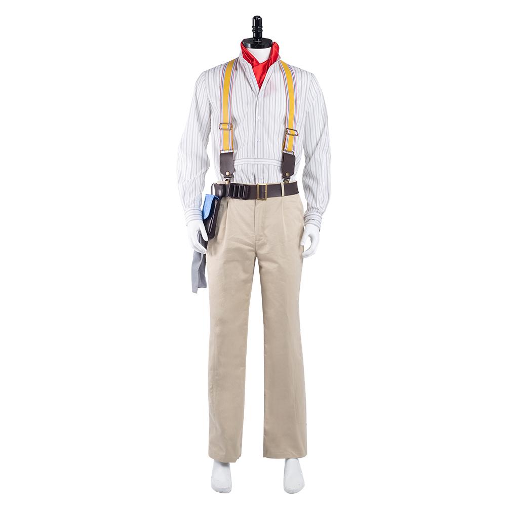 Anime Jungle Cruise- Frank Wolff Cosplay disfraz Camisa pantalón Halloween Carnaval Traje