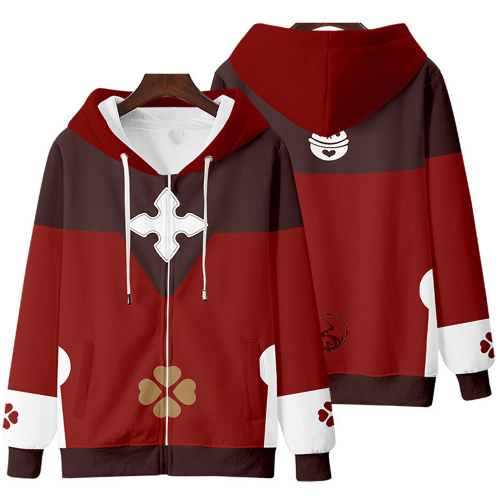Juego Genshin Impact Sudadera Cosplay Halloween Carnaval 3D Impreso