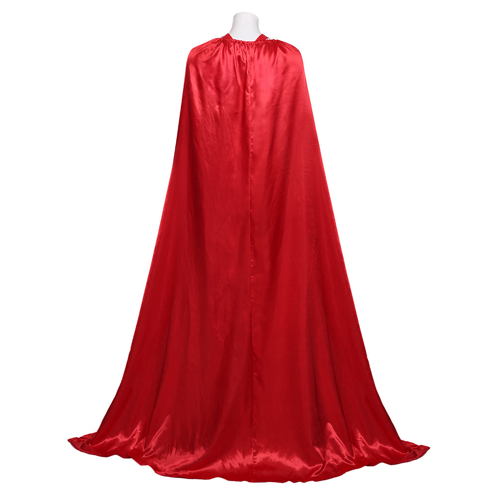 TV WandaVision Scarlet Witch Wanda Maximoff Cosplay Disfraz Halloween Fiesta Conjunto Carnaval Sensual
