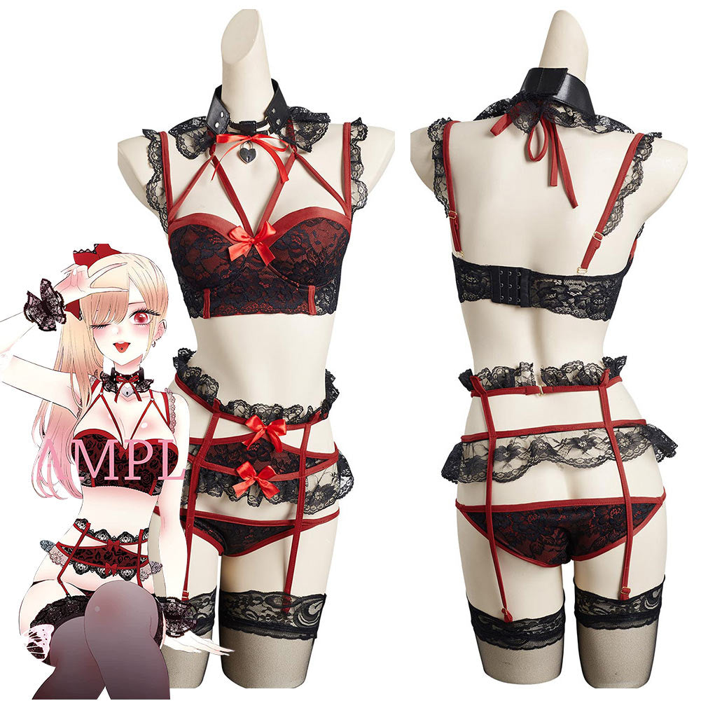 Anime My Dress-Up Darling Marin Kitagawa Cosplay Disfraz Traje Navidad Carnaval Fiesta