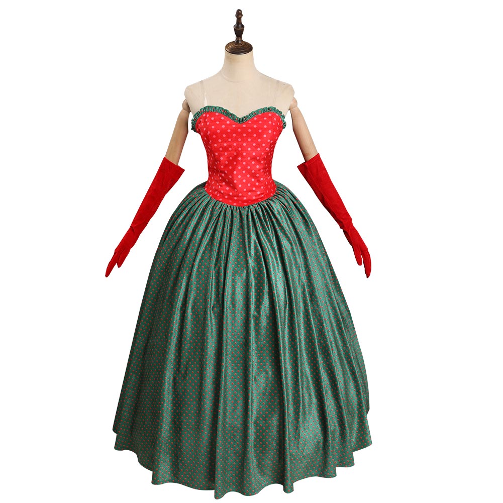 Película How the Grinch Stole Christmas Martha Cosplay Disfraz Traje Vestido Halloween Carnaval