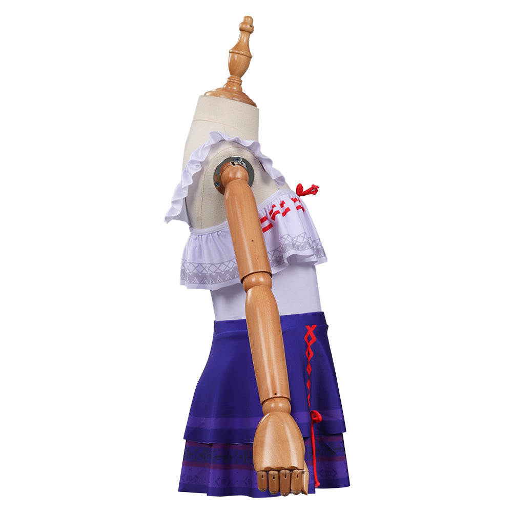 Película Encanto Luisa Bañador De Infantil Niños Cosplay Trajes De Disfraces De Halloween Carnaval Fiesta DISFRAZDEDIADEBRUJAS.ES®