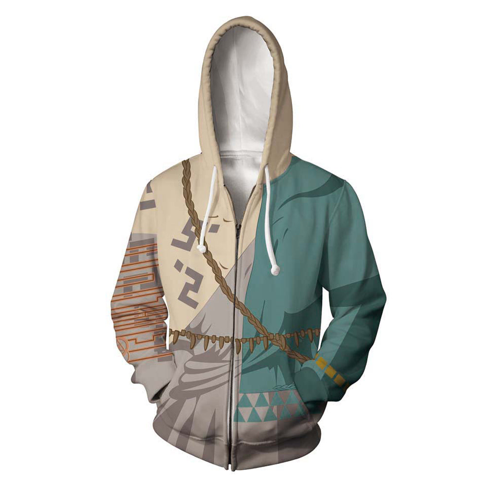 Juego The Legend Of Zelda: Tears Of The Kingdom Link Cosplay Sudadera Con Capucha Impreso 3D Sudadera Streetwear Pullover